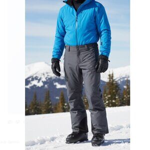 Columbia Omni Tech Pants Mens Dark Gray Ski Snowboarding Insulated Size XL